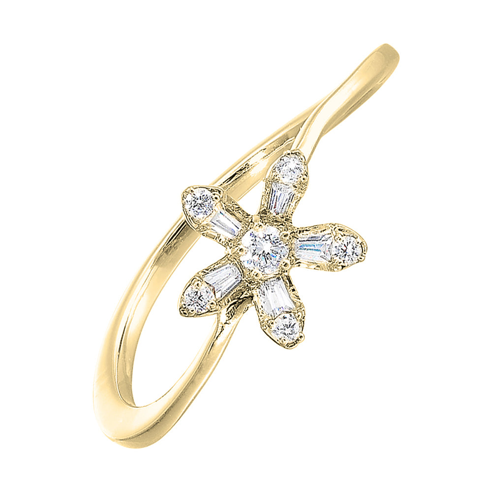 10Kt Yellow Gold Diamond 1/7Ctw Ring