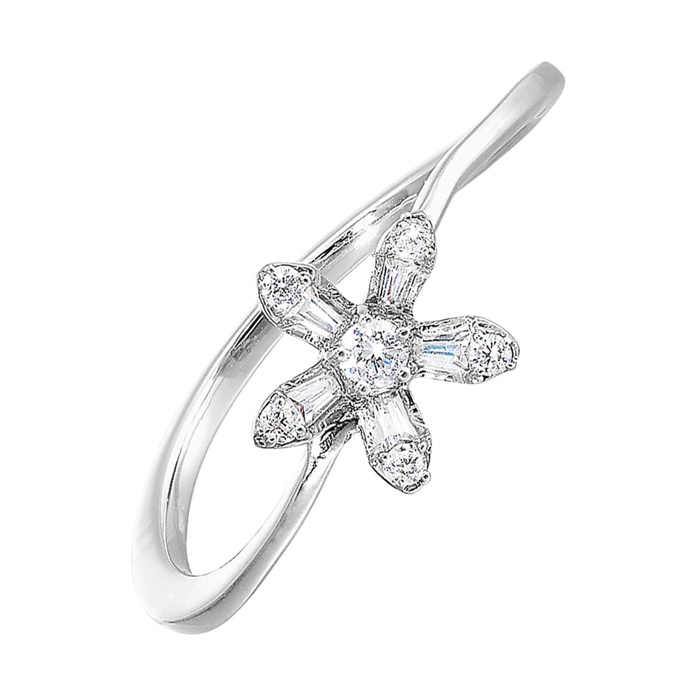 10Kt White Gold Diamond 1/7Ctw Ring