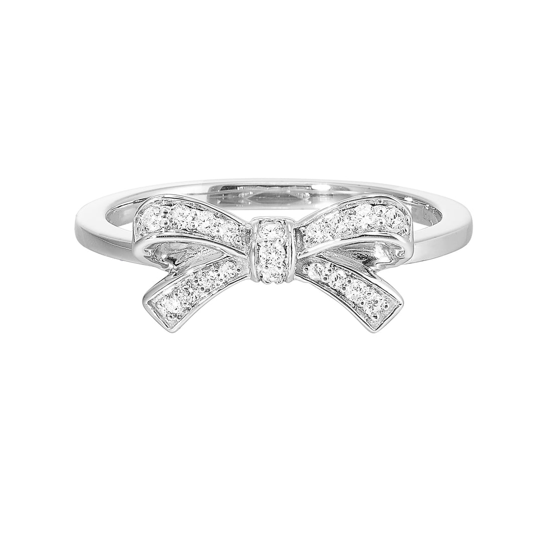 10Kt White Gold Diamond 1/7Ctw Ring