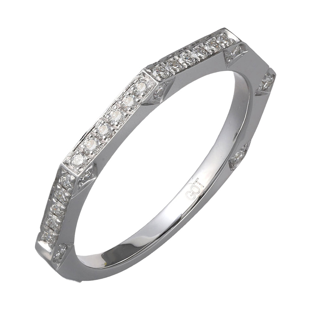 14Kt White Gold Diamond 1/3Ctw Ring