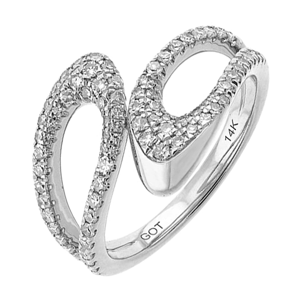 14Kt White Gold Diamond 1/2Ctw Ring