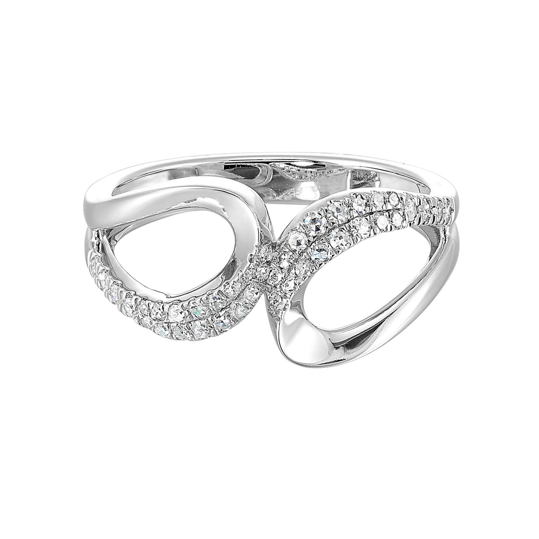 14Kt White Gold Diamond 1/4Ctw Ring