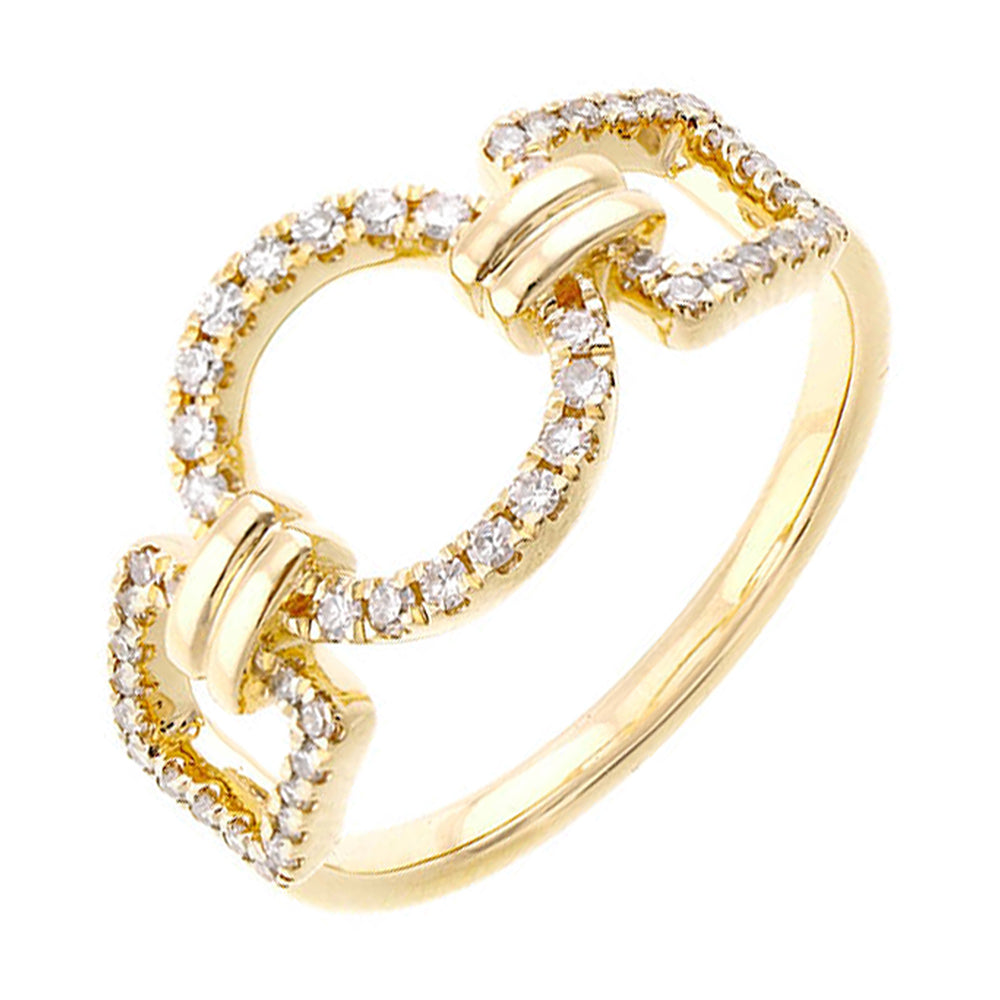 14Kt Yellow Gold Diamond 1/4Ctw Ring
