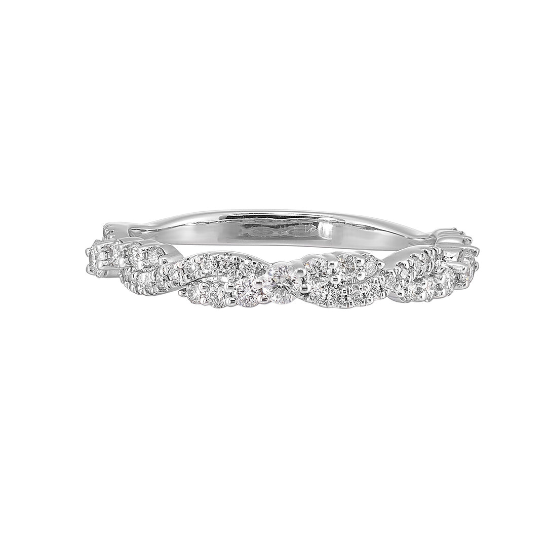 14Kt White Gold Diamond 3/8Ctw Ring