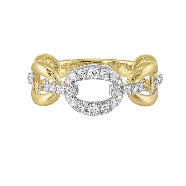 14Kt Yellow Gold Diamond 1/4Ctw Ring