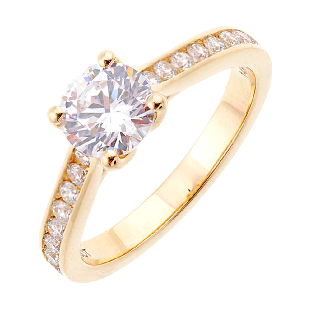 14Kt Yellow Gold Diamond 1/3Ctw Ring