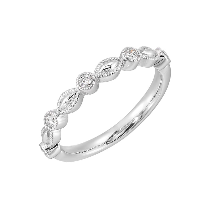 14Kt White Gold Diamond 1/6Ctw Ring