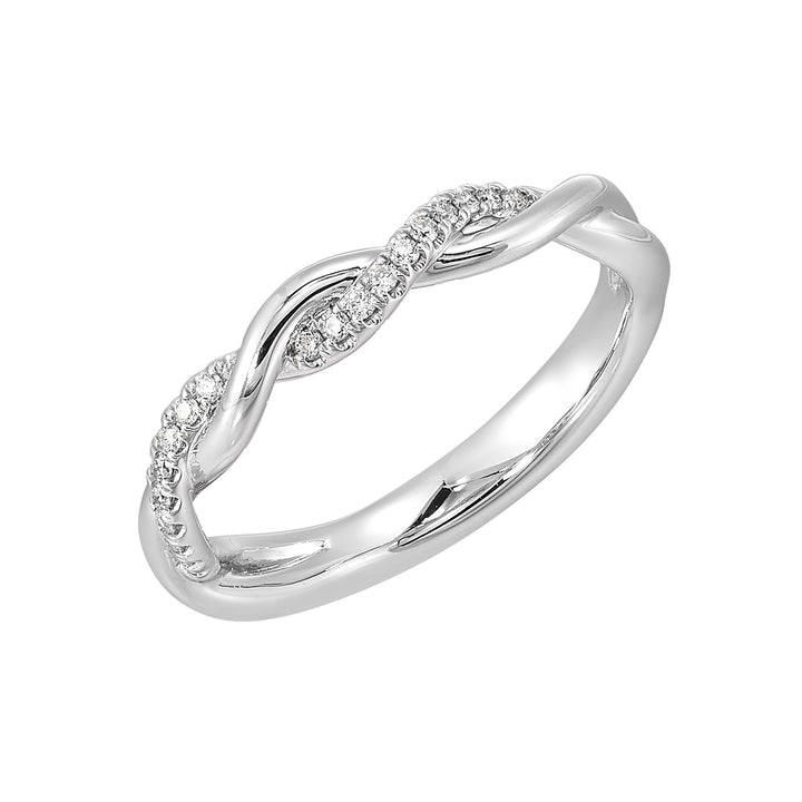 14Kt White Gold Diamond 1/10Ctw Ring