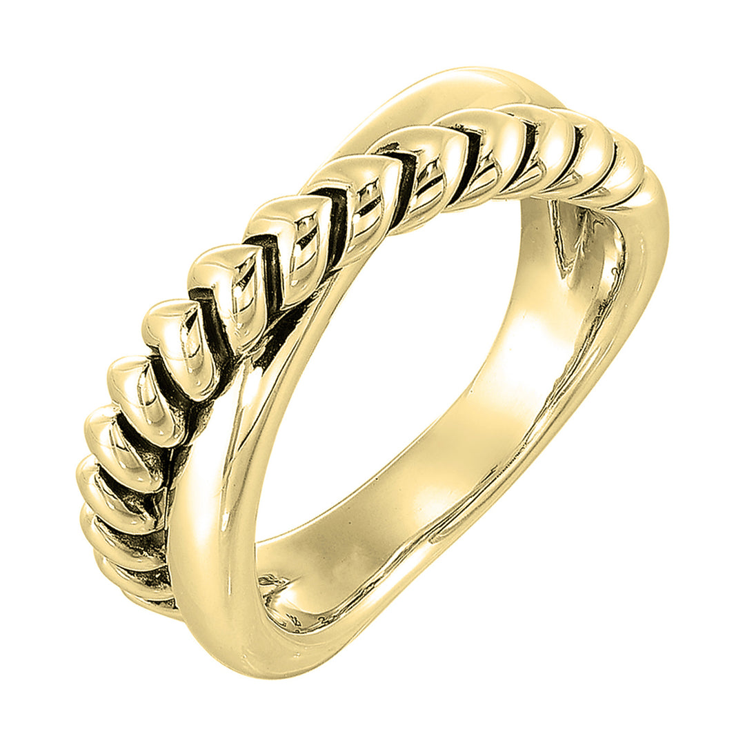 Silver Yellow Ring