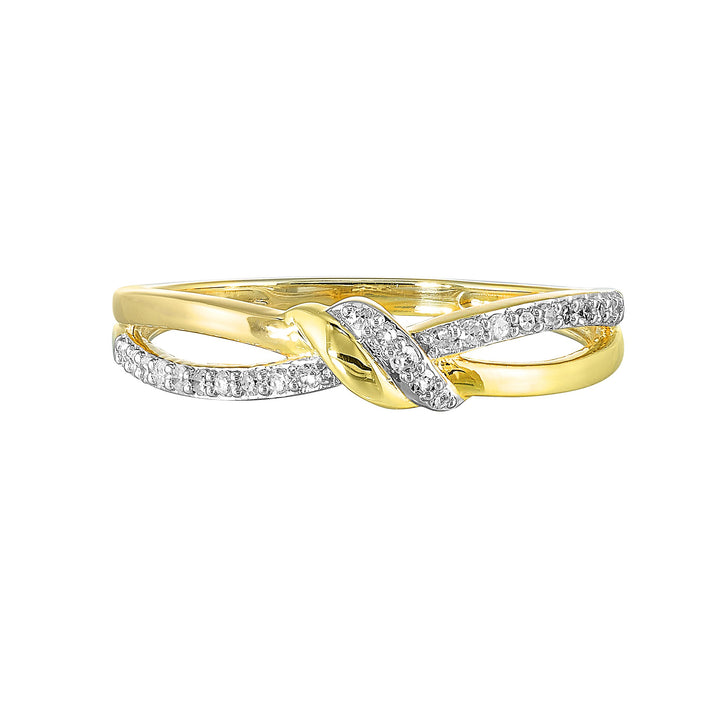10Kt Yellow Gold Diamond 1/10Ctw Ring