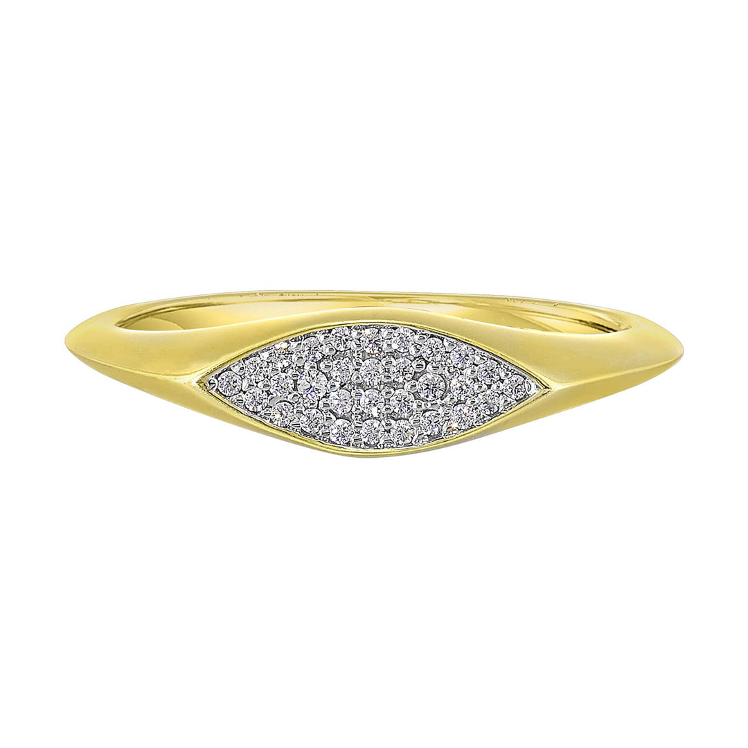 10Kt Yellow Gold Diamond 1/10Ctw Ring