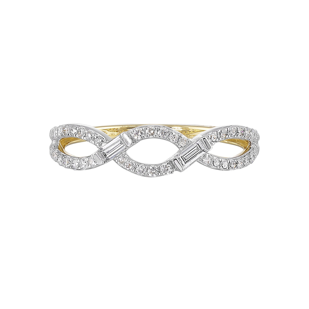 10Kt Yellow Gold Diamond 1/3Ctw Ring