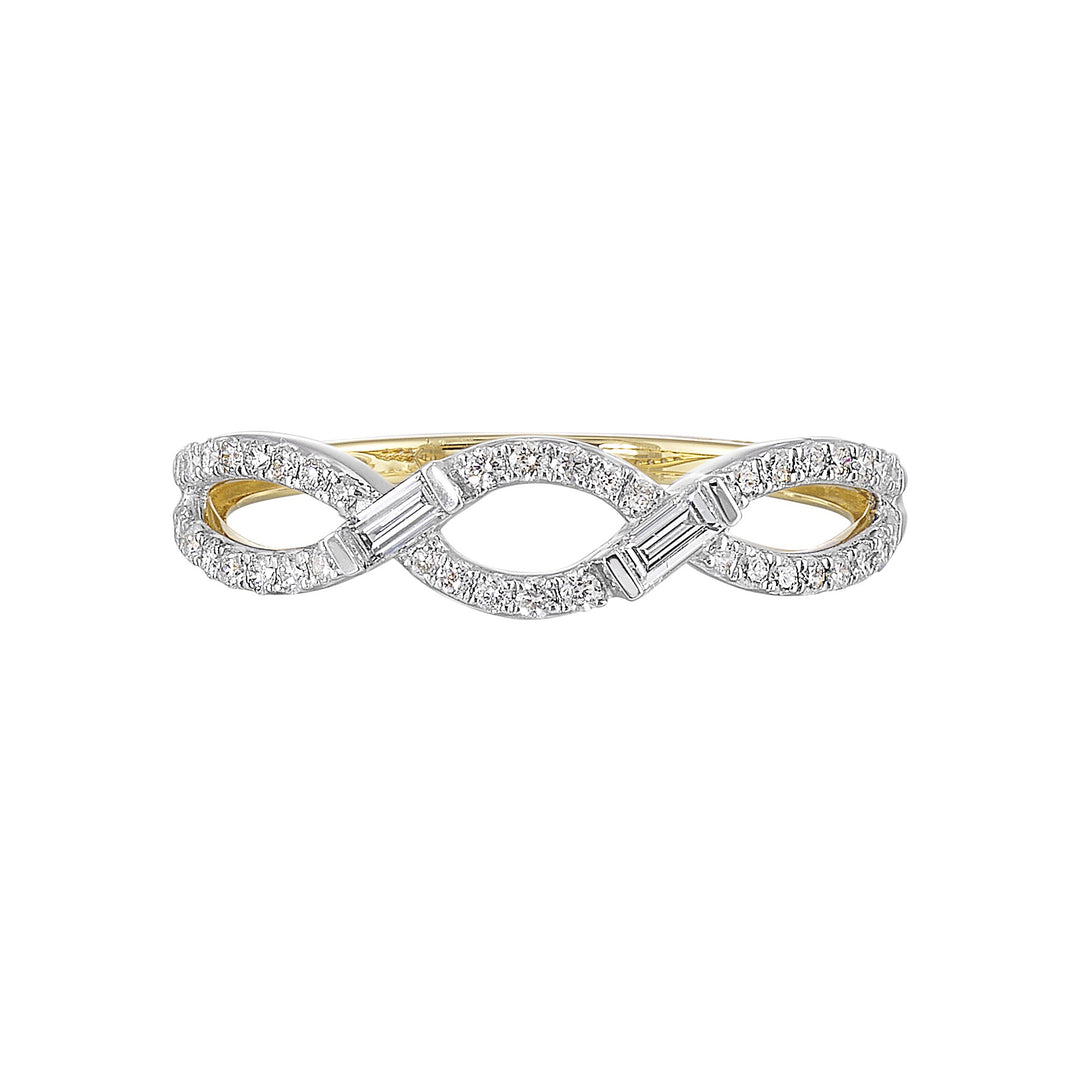 10Kt Yellow Gold Diamond 1/3Ctw Ring
