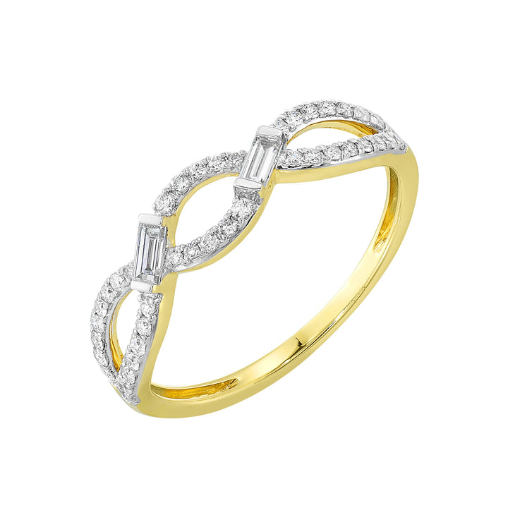 10Kt Yellow Gold Diamond 1/3Ctw Ring