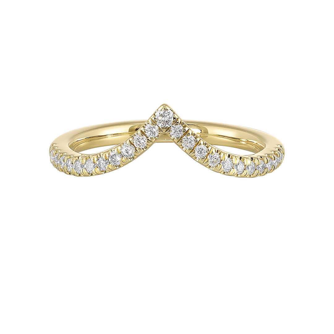 14Kt Yellow Gold Diamond 1/5Ctw Ring