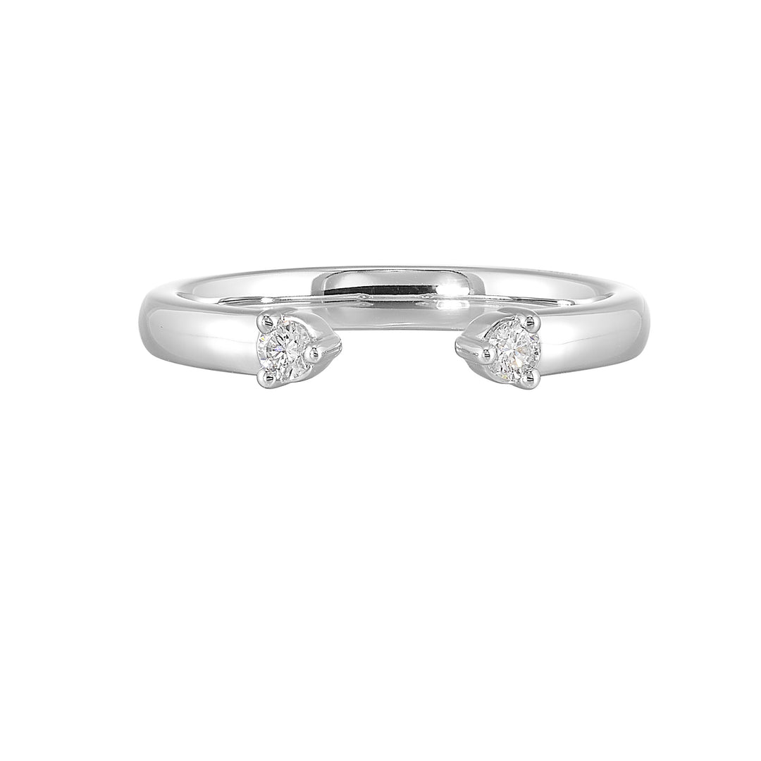 14Kt White Gold Diamond 1/10Ctw Ring