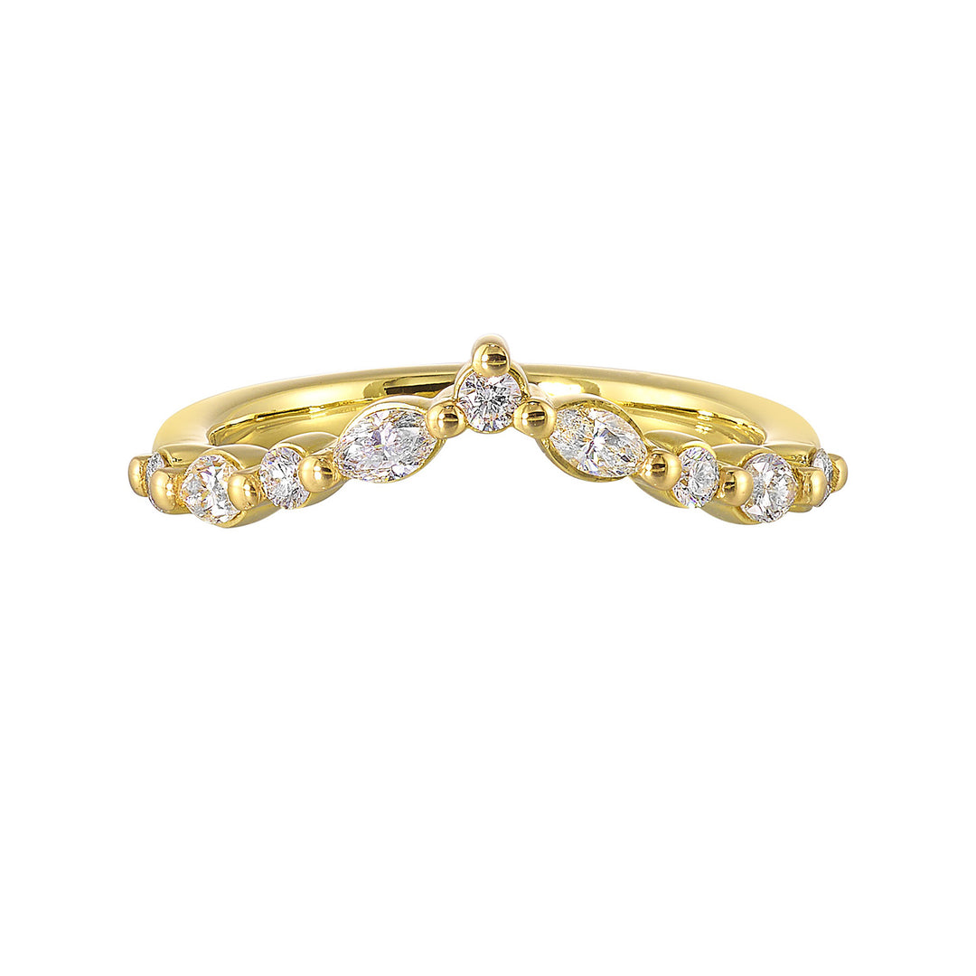 14Kt Yellow Gold Diamond 3/8Ctw Ring
