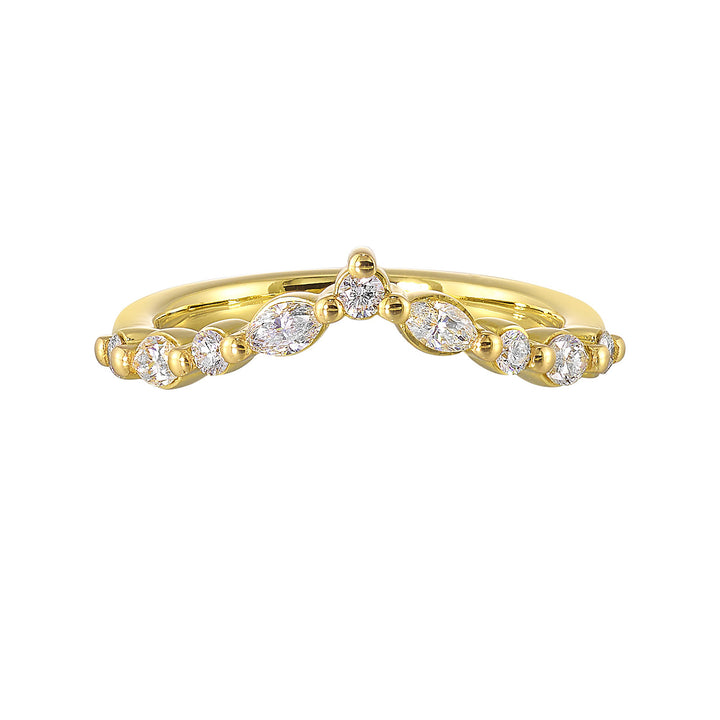 14Kt Yellow Gold Diamond 3/8Ctw Ring