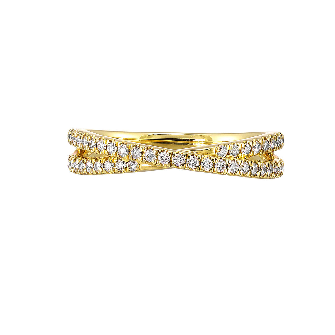 14Kt Yellow Gold Diamond 1/4Ctw Ring