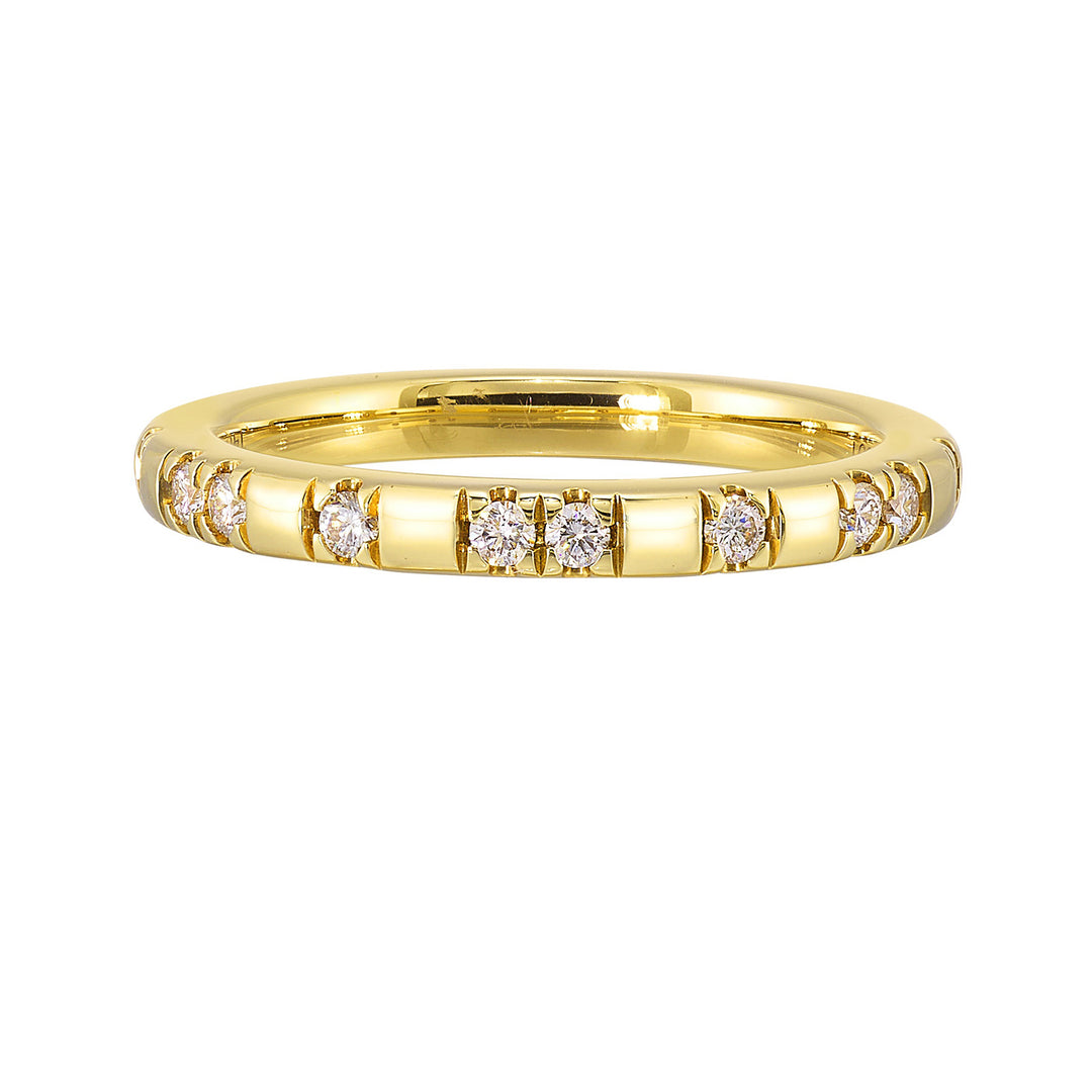 14Kt Yellow Gold Diamond 1/6Ctw Ring