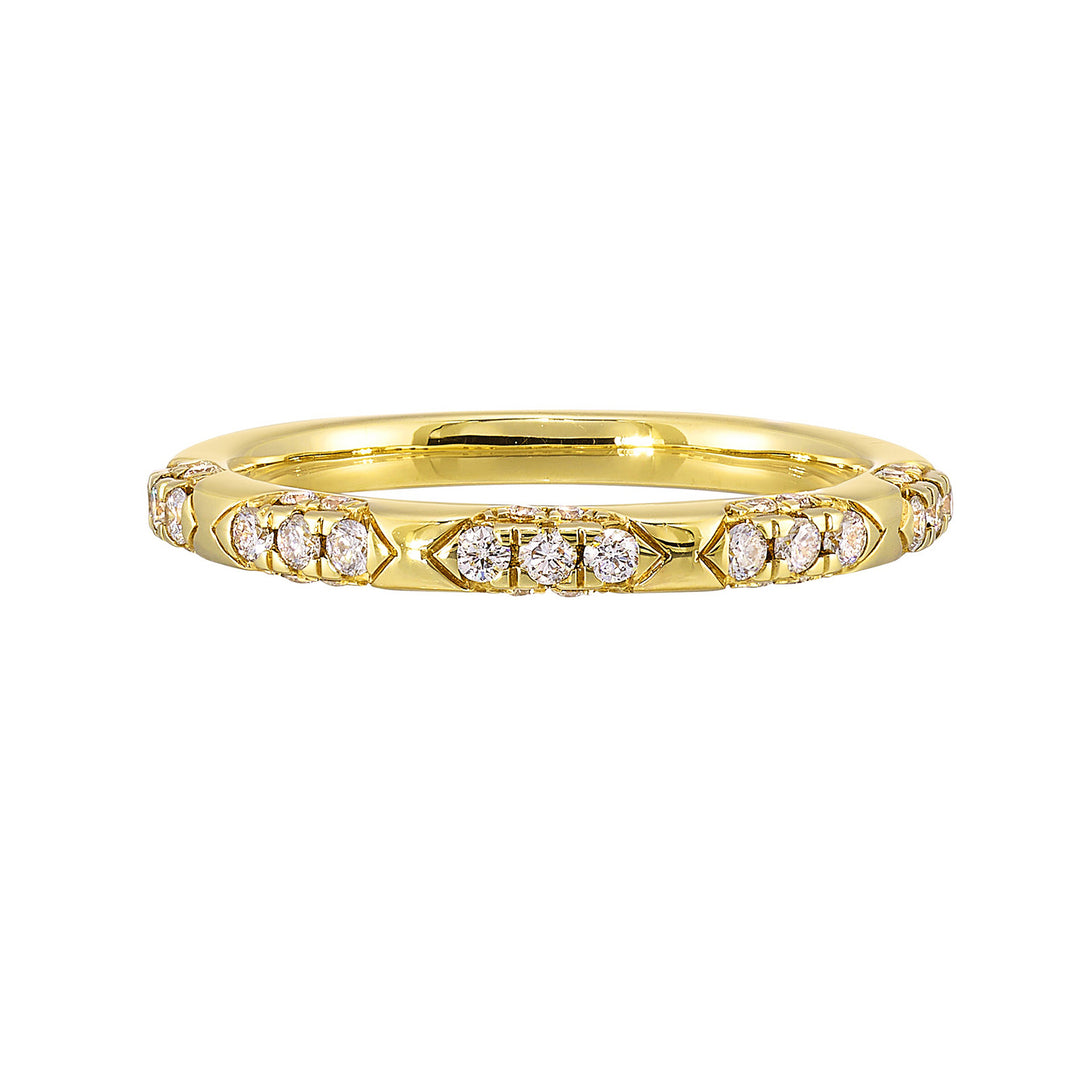 14Kt Yellow Gold Diamond 1/4Ctw Ring