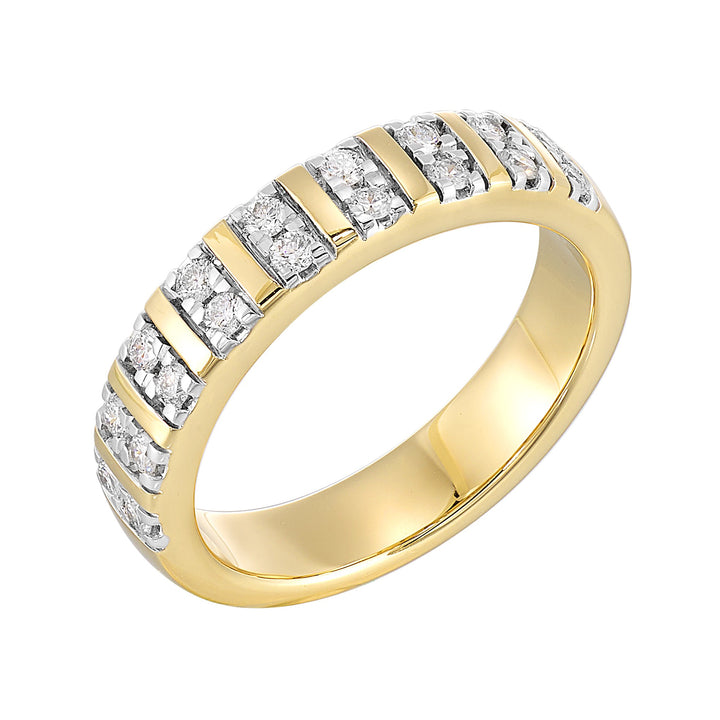 14Kt Yellow Gold Diamond 1/3Ctw Ring