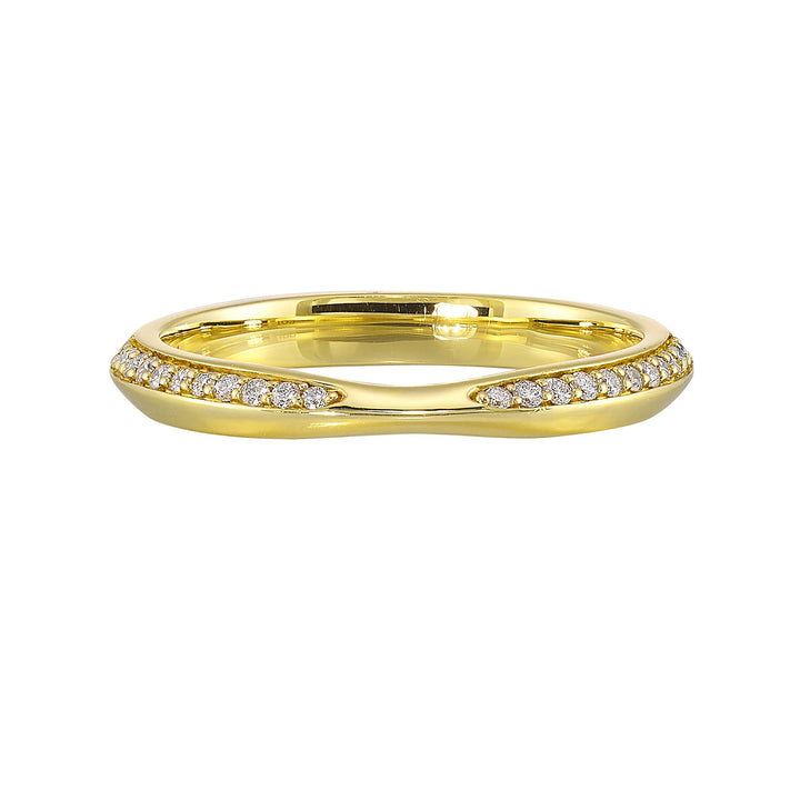 14Kt Yellow Gold Diamond 1/10Ctw Ring