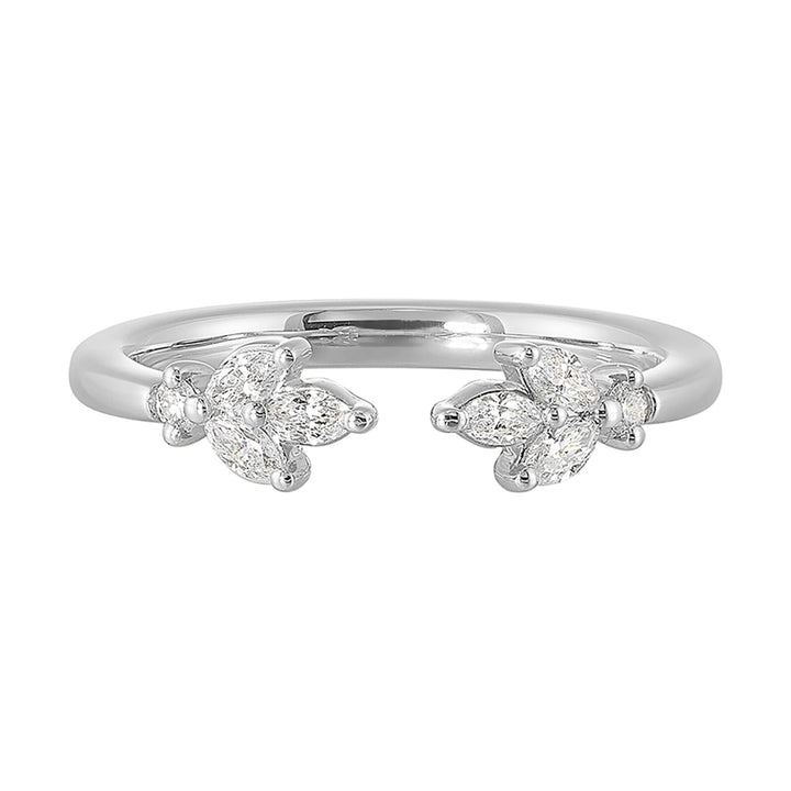 14Kt White Gold Diamond 1/4Ctw Ring
