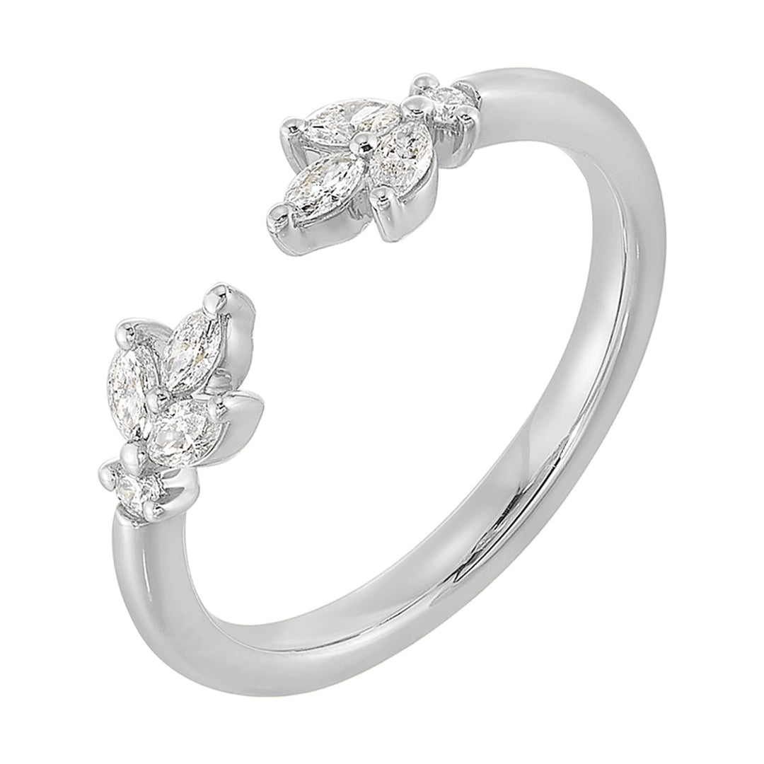 14Kt White Gold Diamond 1/4Ctw Ring