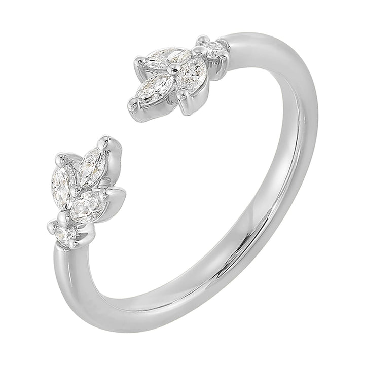 14Kt White Gold Diamond 1/4Ctw Ring