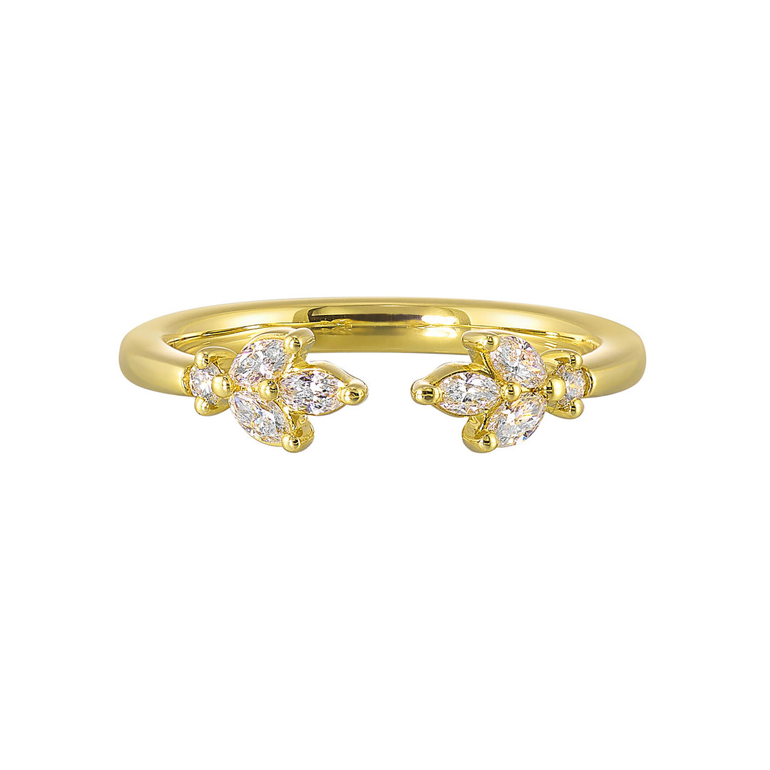 14Kt Yellow Gold Diamond 1/4Ctw Ring