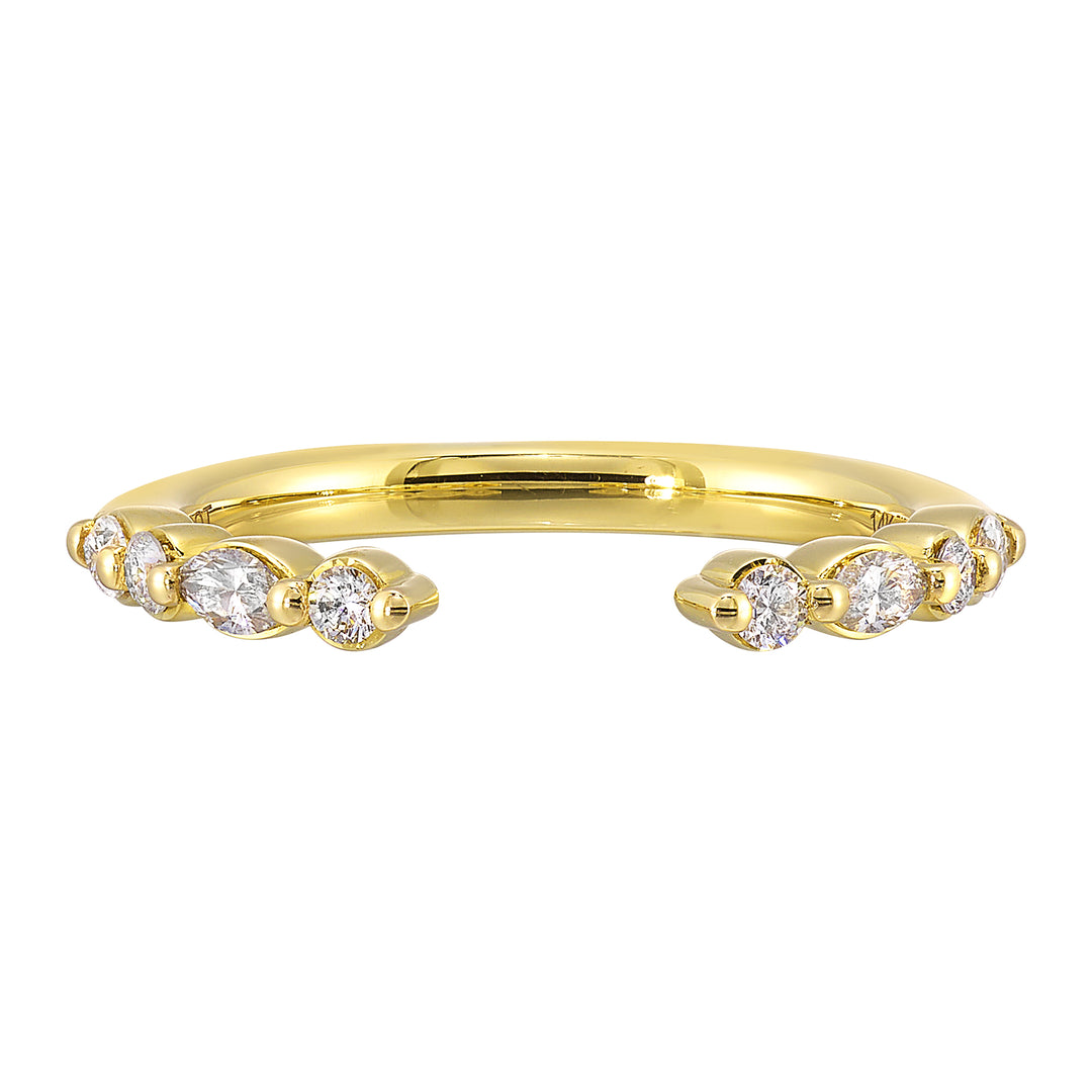 14Kt Yellow Gold Diamond 1/3Ctw Ring