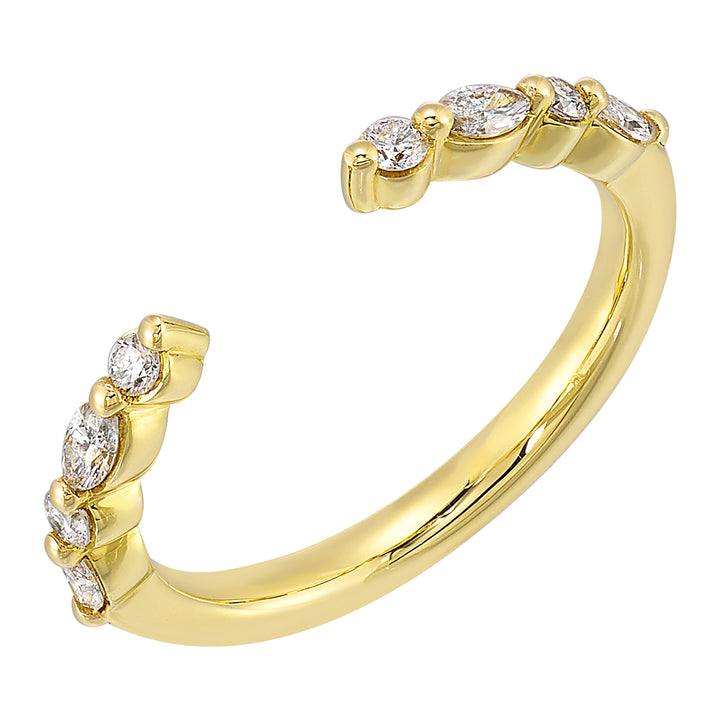 14Kt Yellow Gold Diamond 1/3Ctw Ring