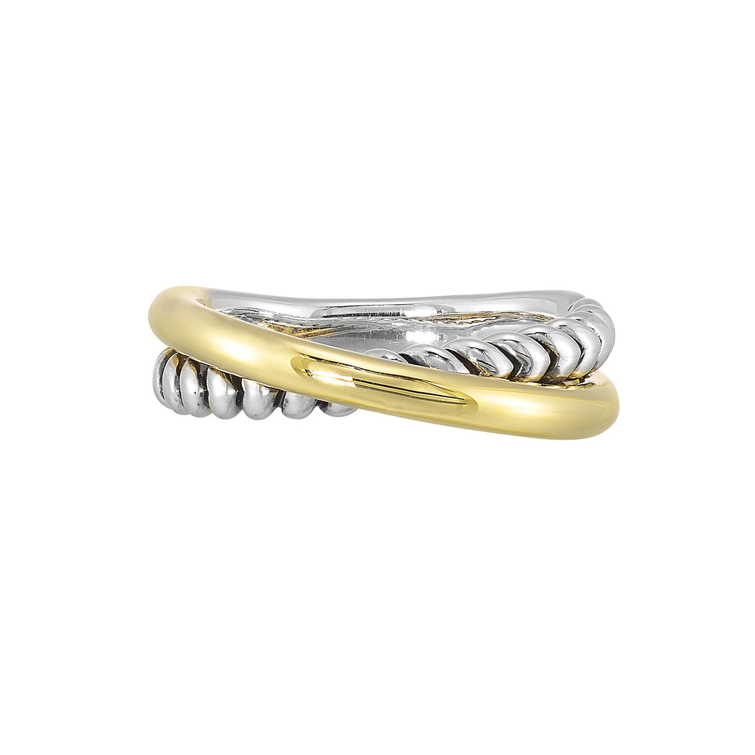 Gold Silver White Yellow Ring