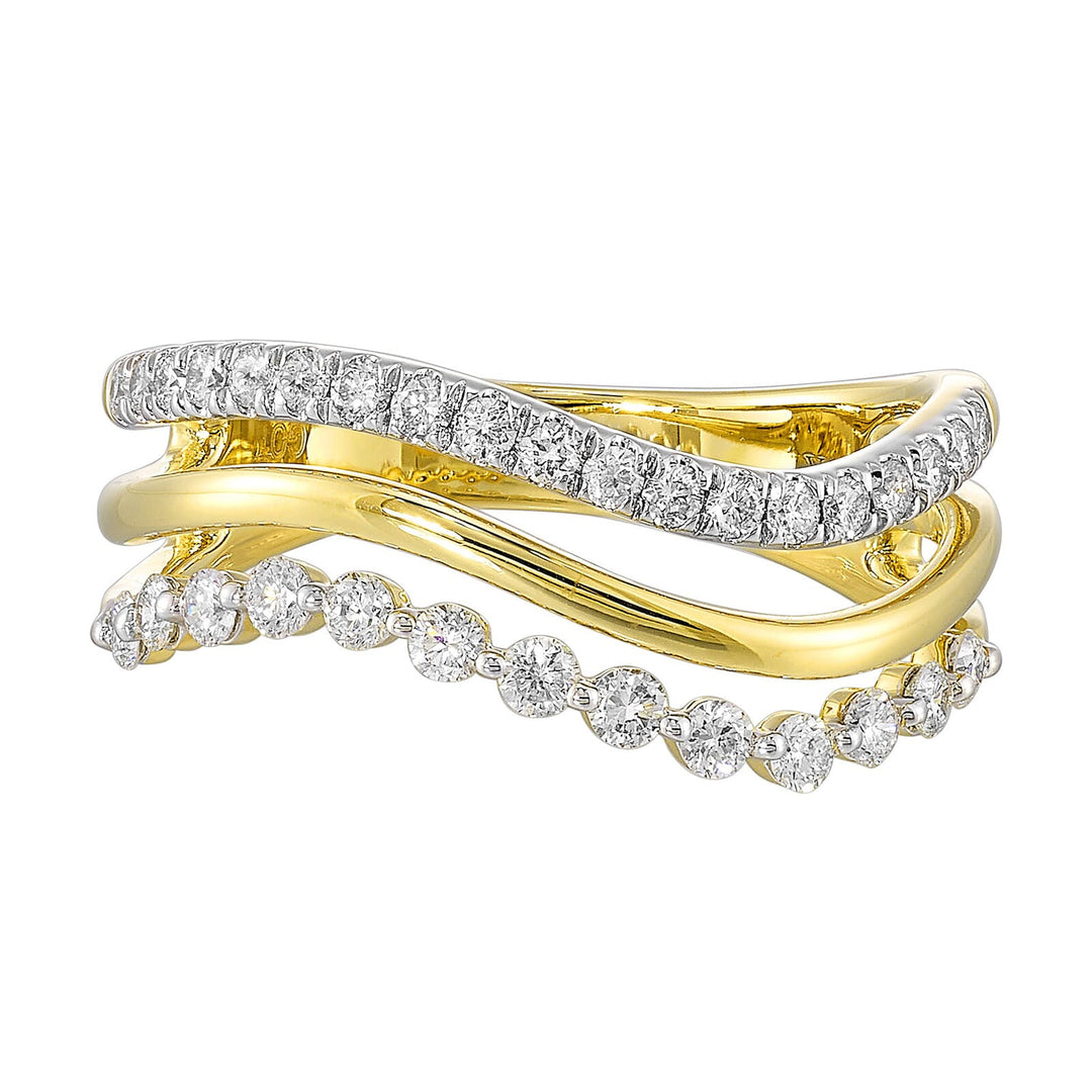 14Kt Yellow Gold Diamond 1/2Ctw Ring