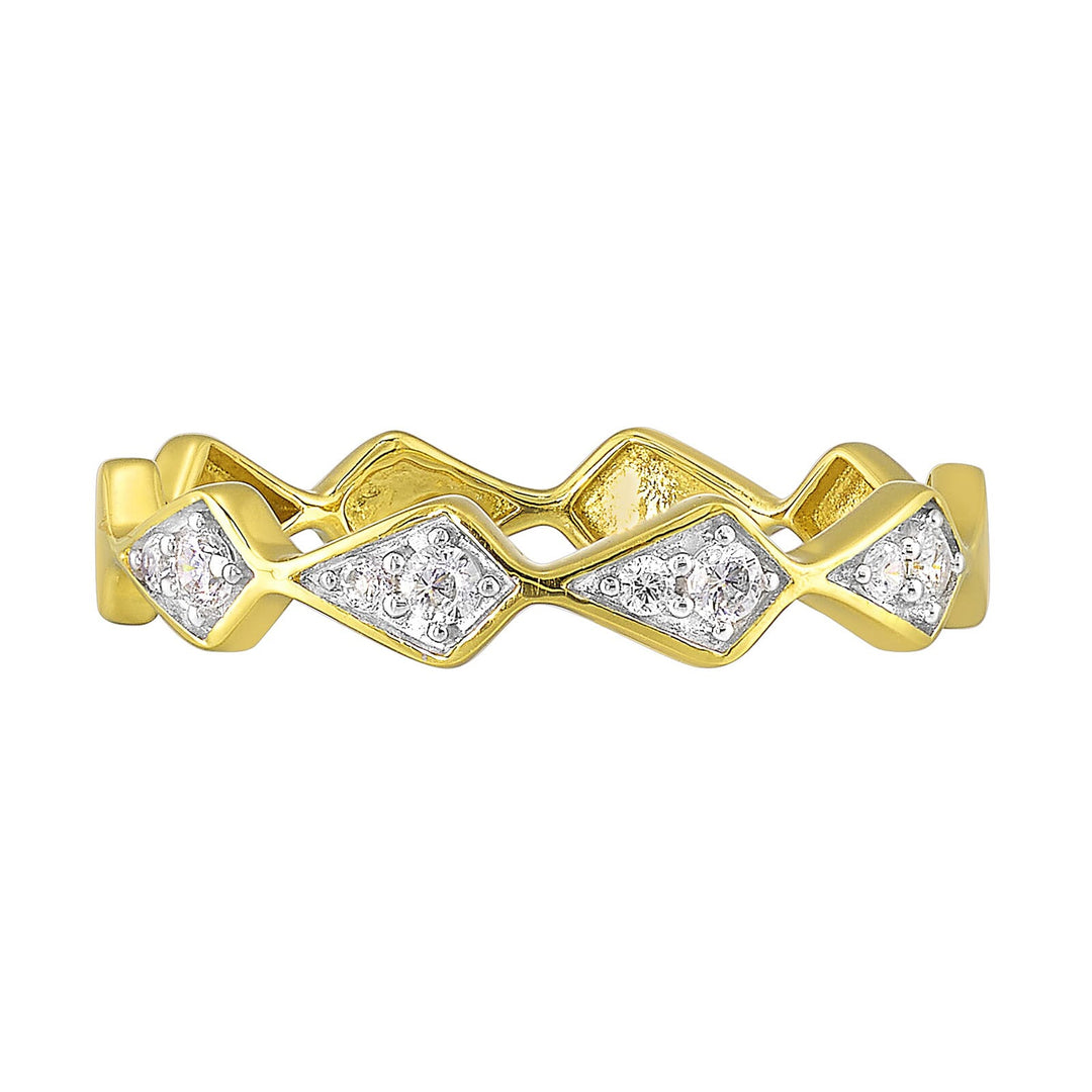 14Kt Yellow Gold Diamond 1/8Ctw Ring
