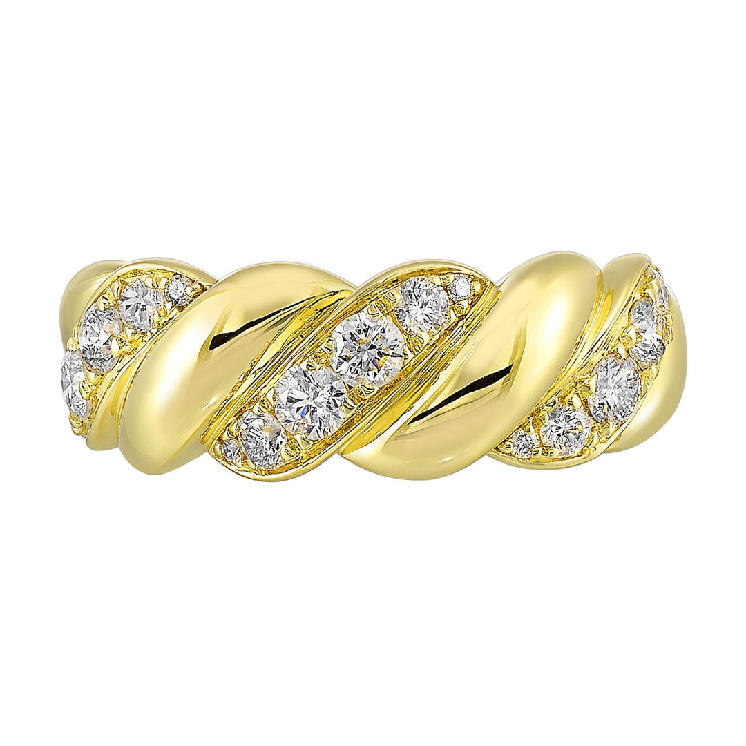 14Kt Yellow Gold Diamond 5/8Ctw Ring