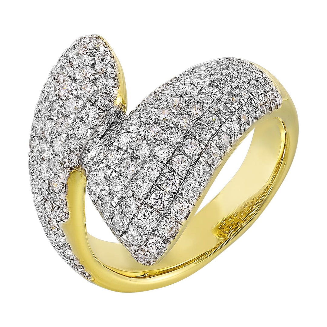 14Kt Yellow Gold Diamond 1 1/2Ctw Ring