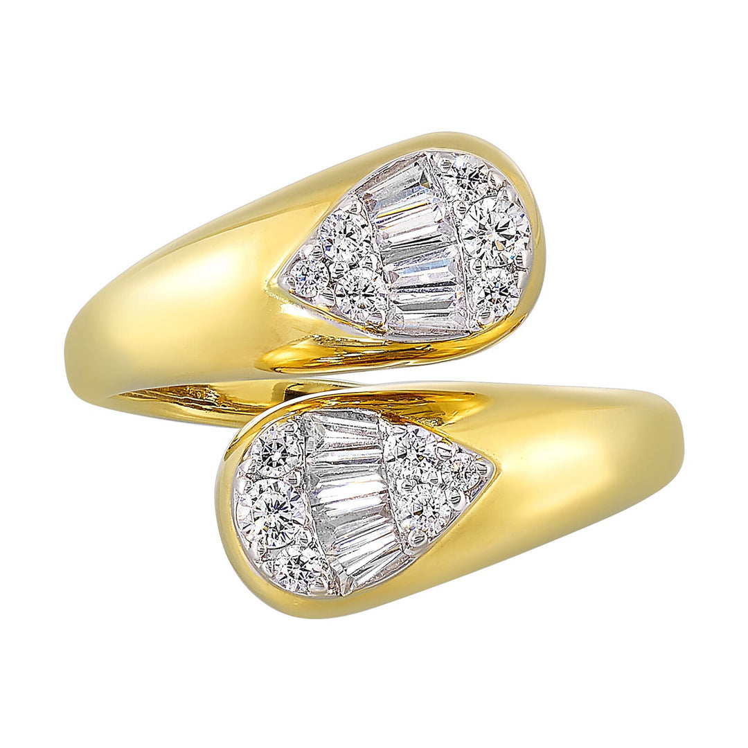 14Kt Yellow Gold Diamond 1/2Ctw Ring