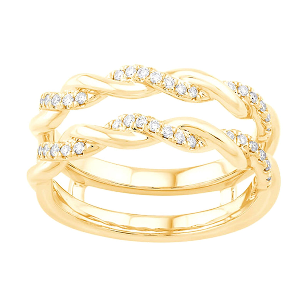 14Kt Yellow Gold Diamond 1/5Ctw Ring