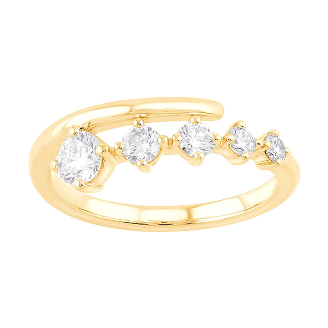 14Kt Yellow Gold Diamond 5/8Ctw Ring