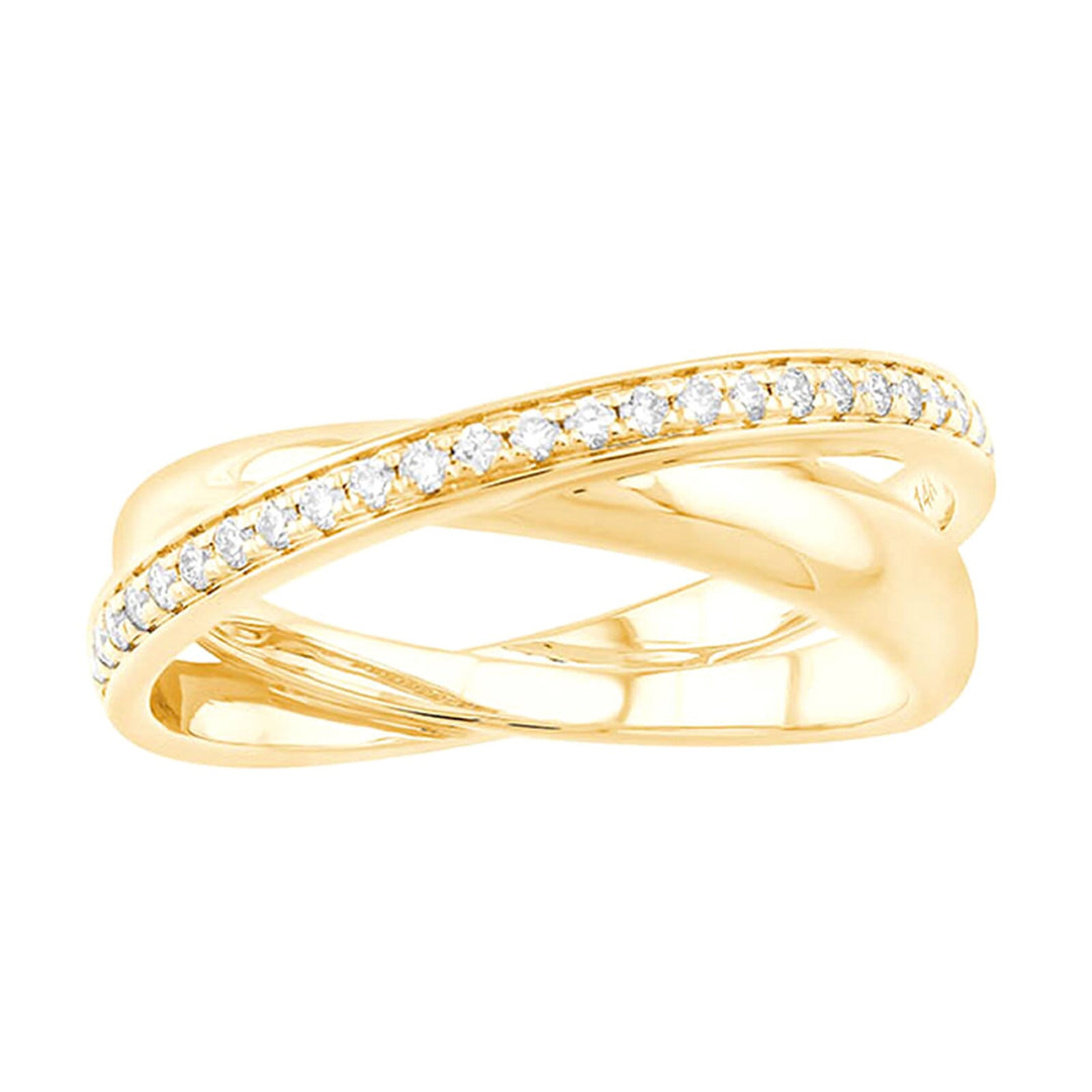 14Kt Yellow Diamond 1/5Ctw Ring