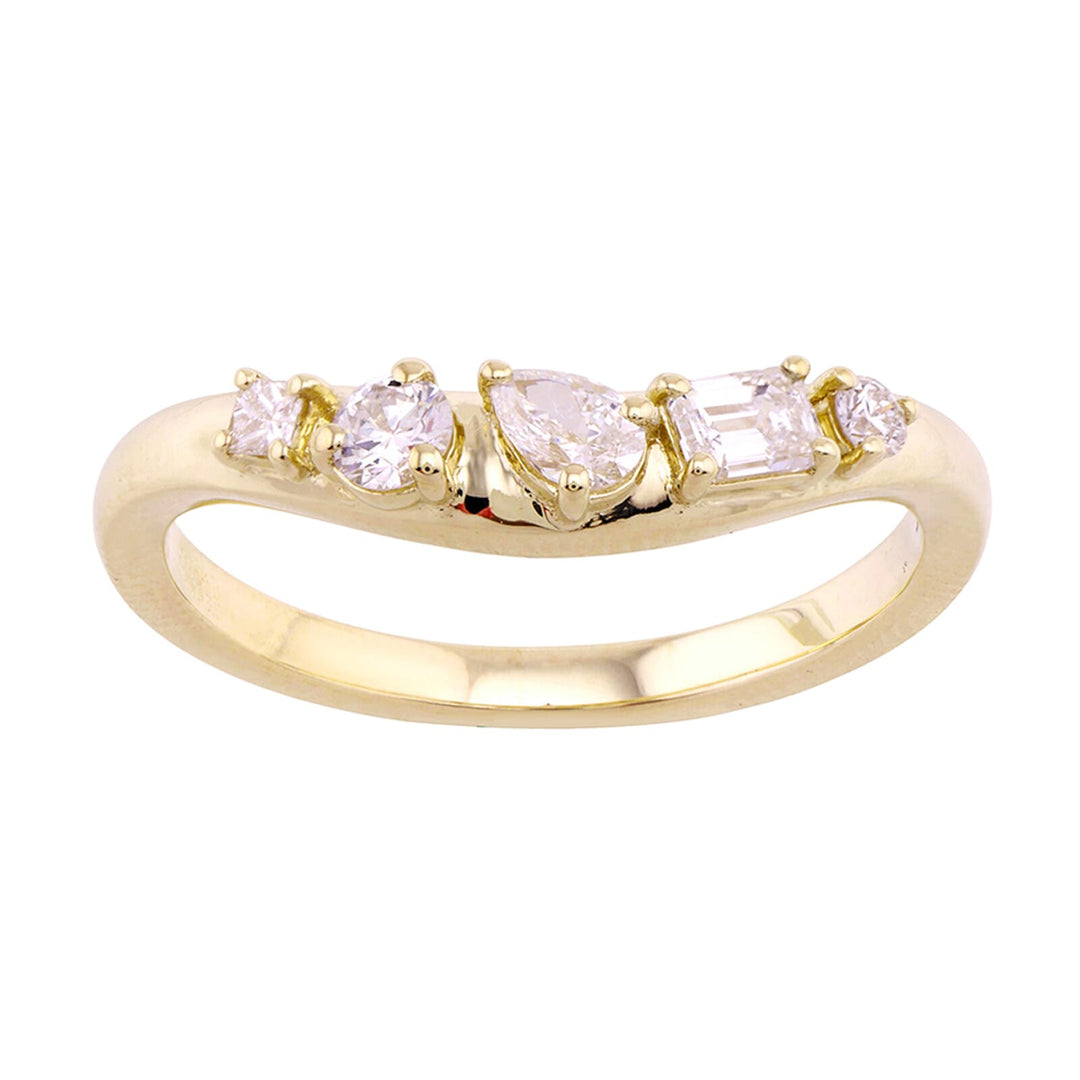 14Kt Yellow Gold Diamond 3/8Ctw Ring
