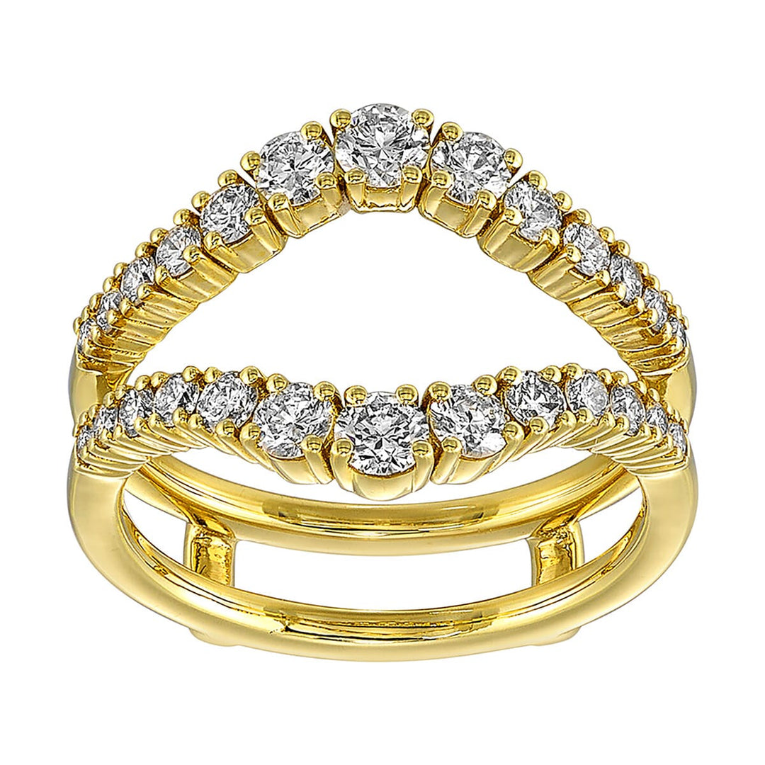 14Kt Yellow Gold Diamond 1Ctw Ring