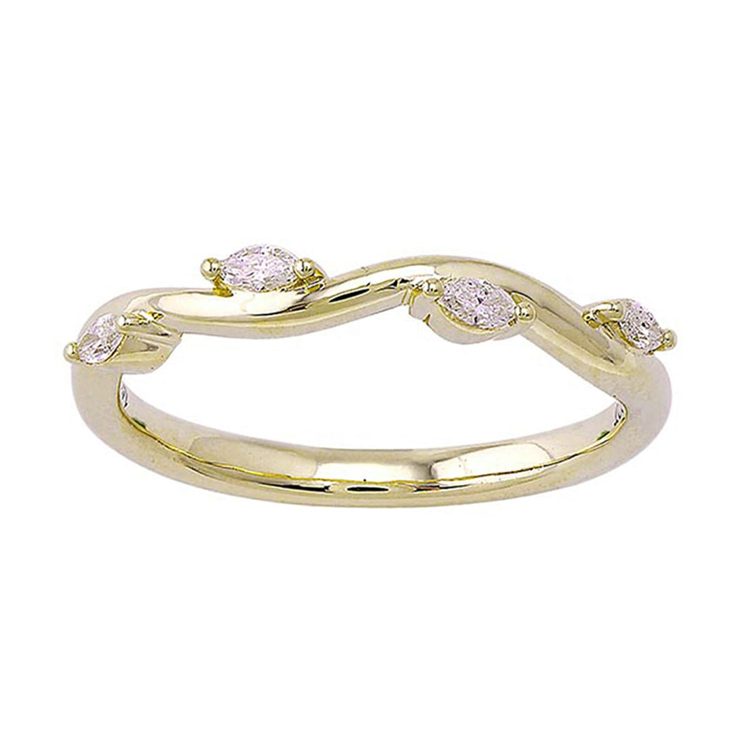 14Kt Yellow Gold Diamond 1/7Ctw Ring