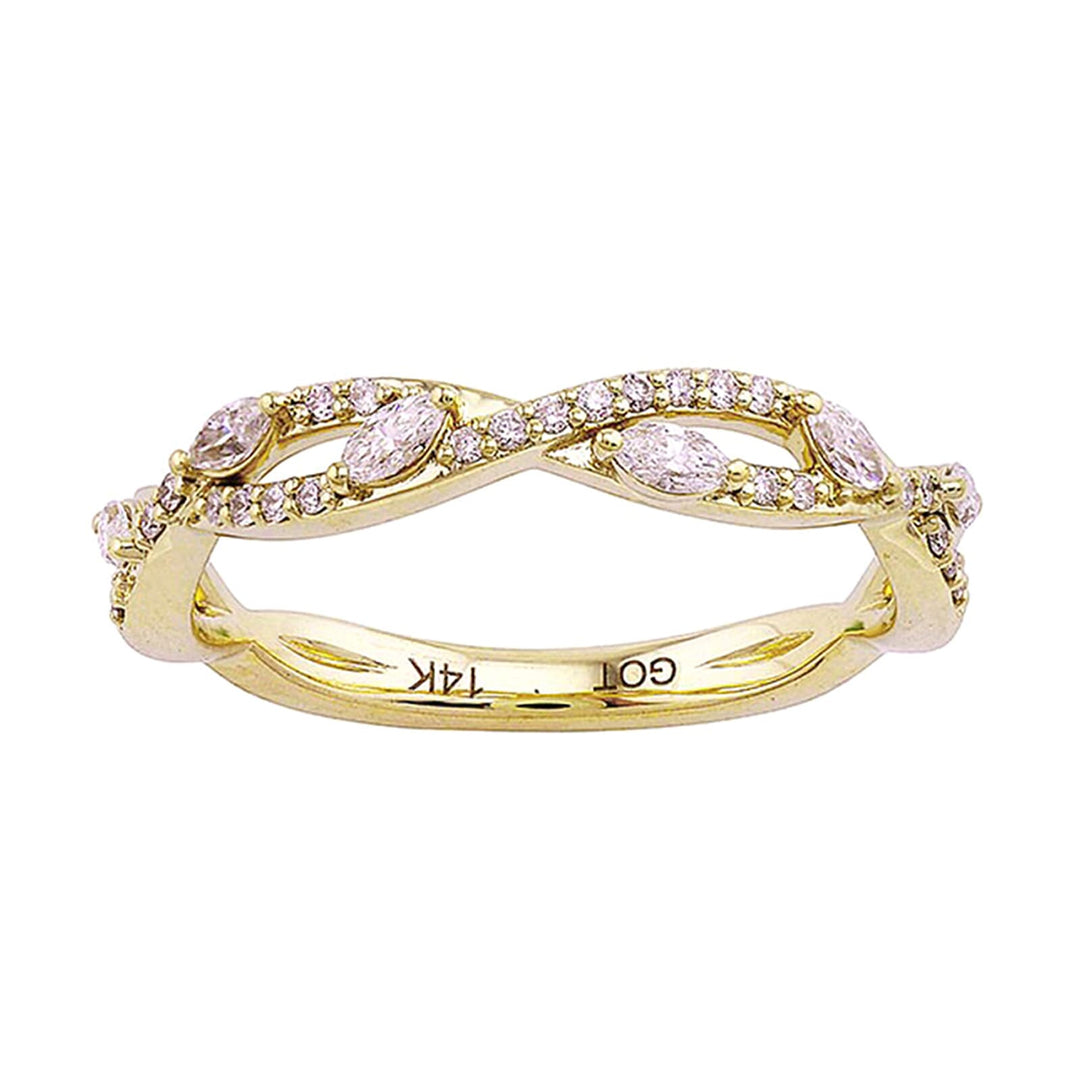 14Kt Yellow Gold Diamond 1/3Ctw Ring