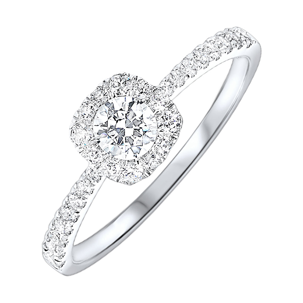 14Kt White Gold Diamond 1/2Ctw Ring