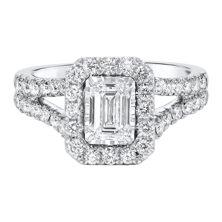 14Kt White Gold Diamond 1 1/2Ctw Ring