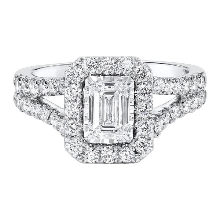 Platinum White Diamond 1 5/8Ctw Ring