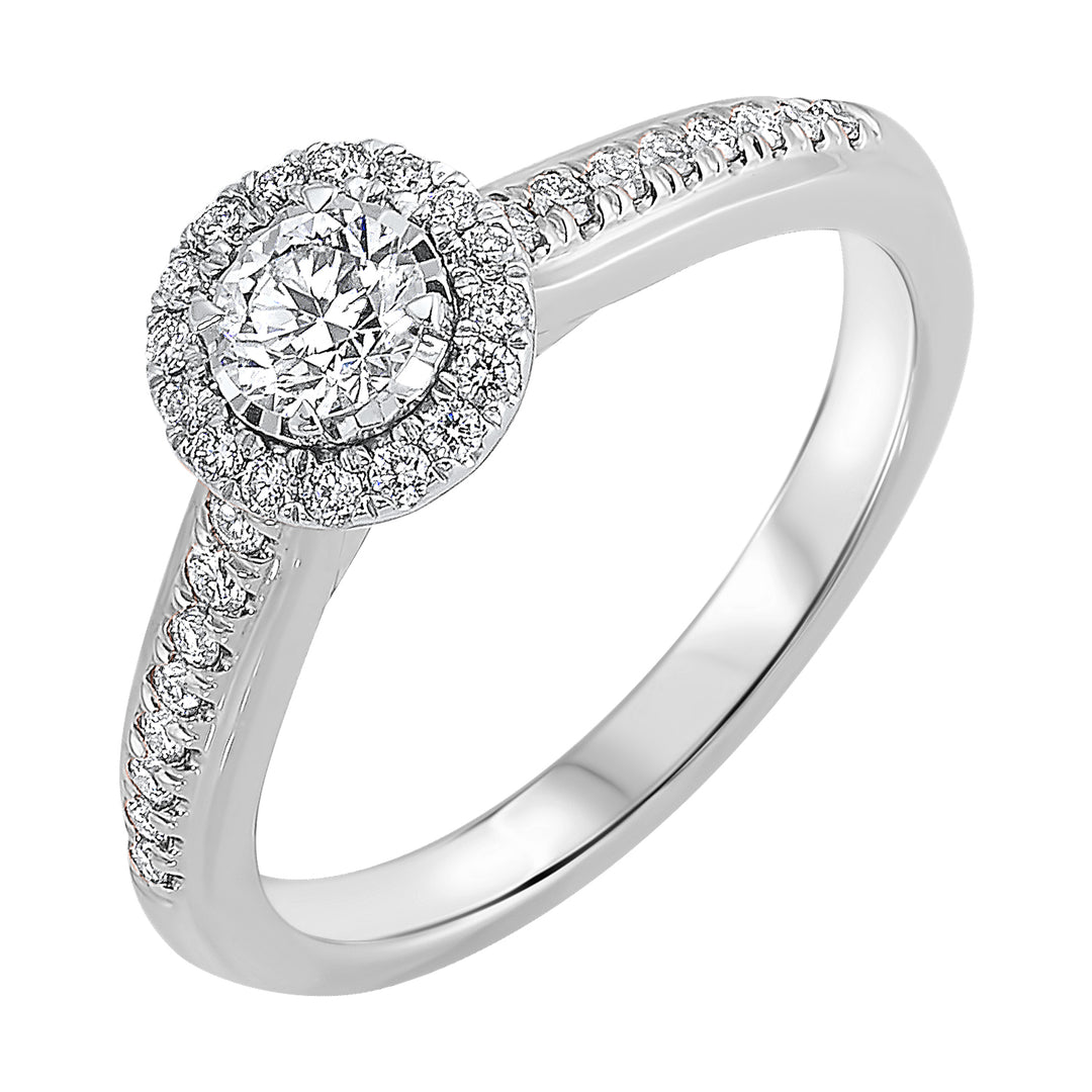 14Kt White Gold Diamond 1/2Ctw Ring